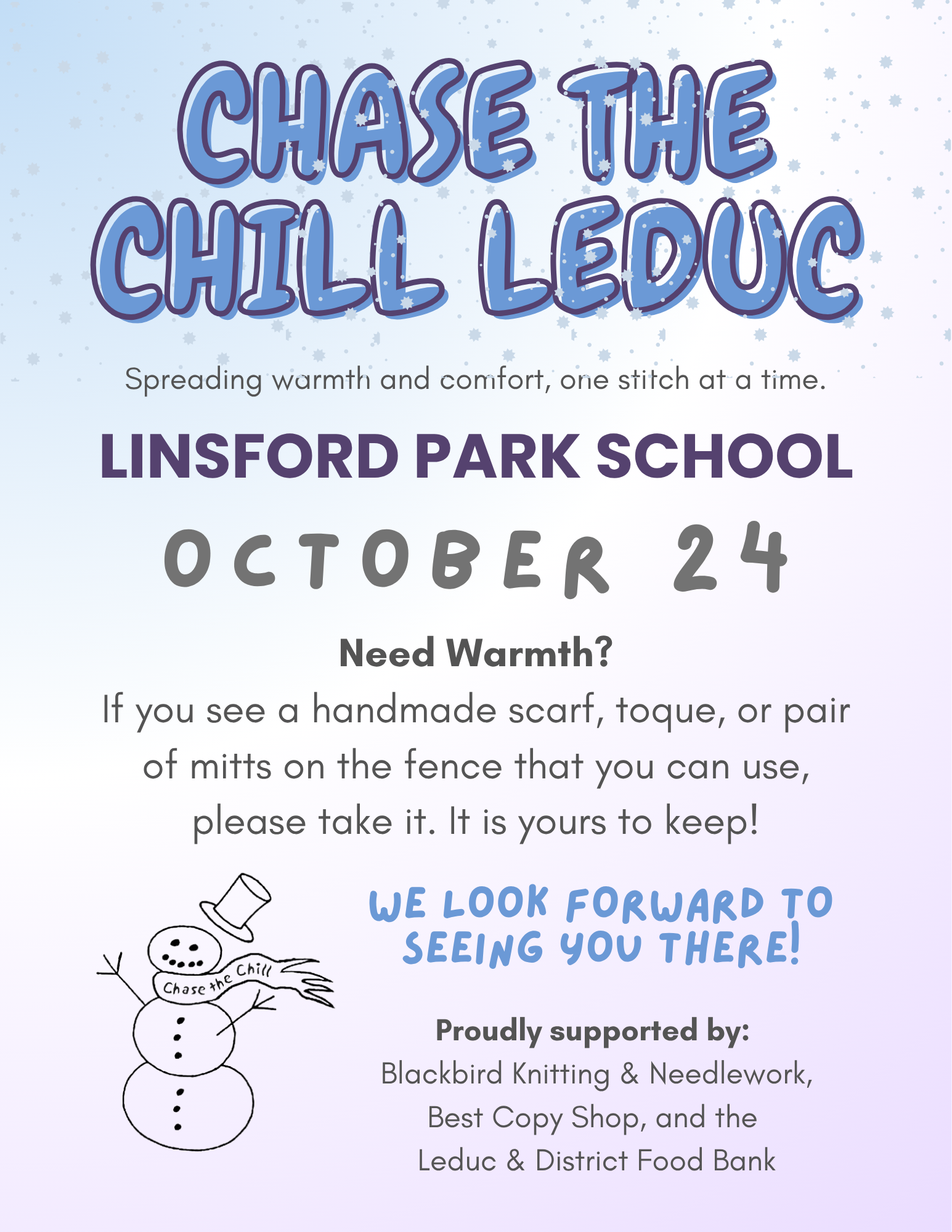 Chase the Chill event poster