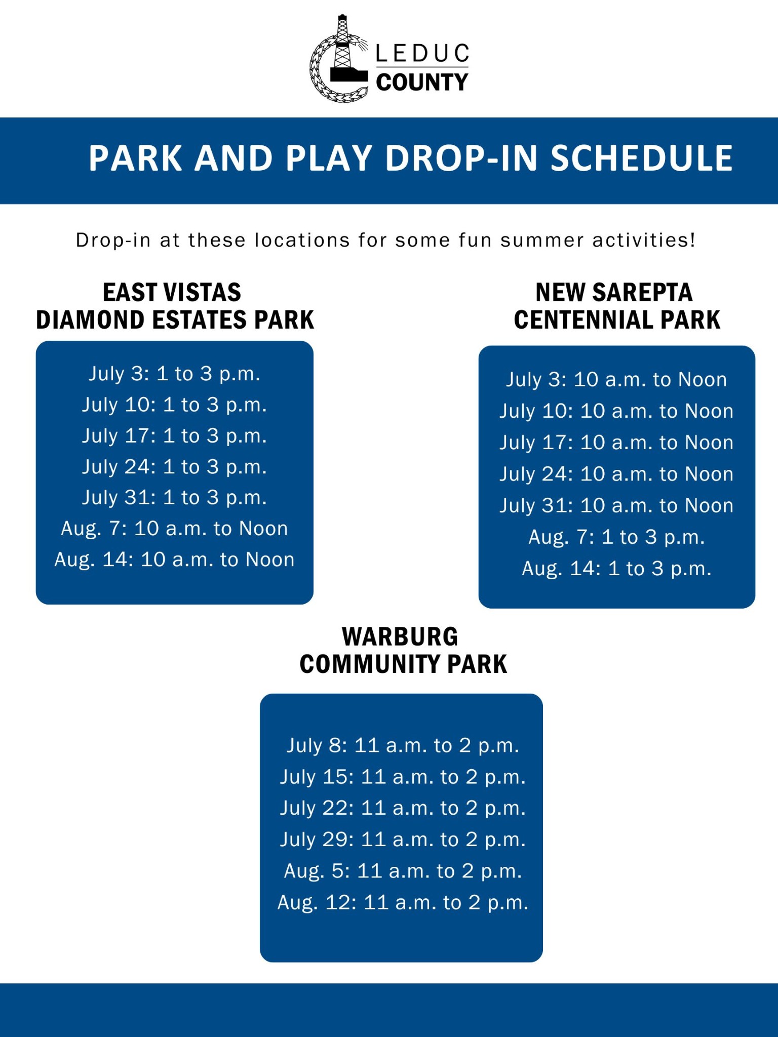 Park and play poster summer 2025 1 