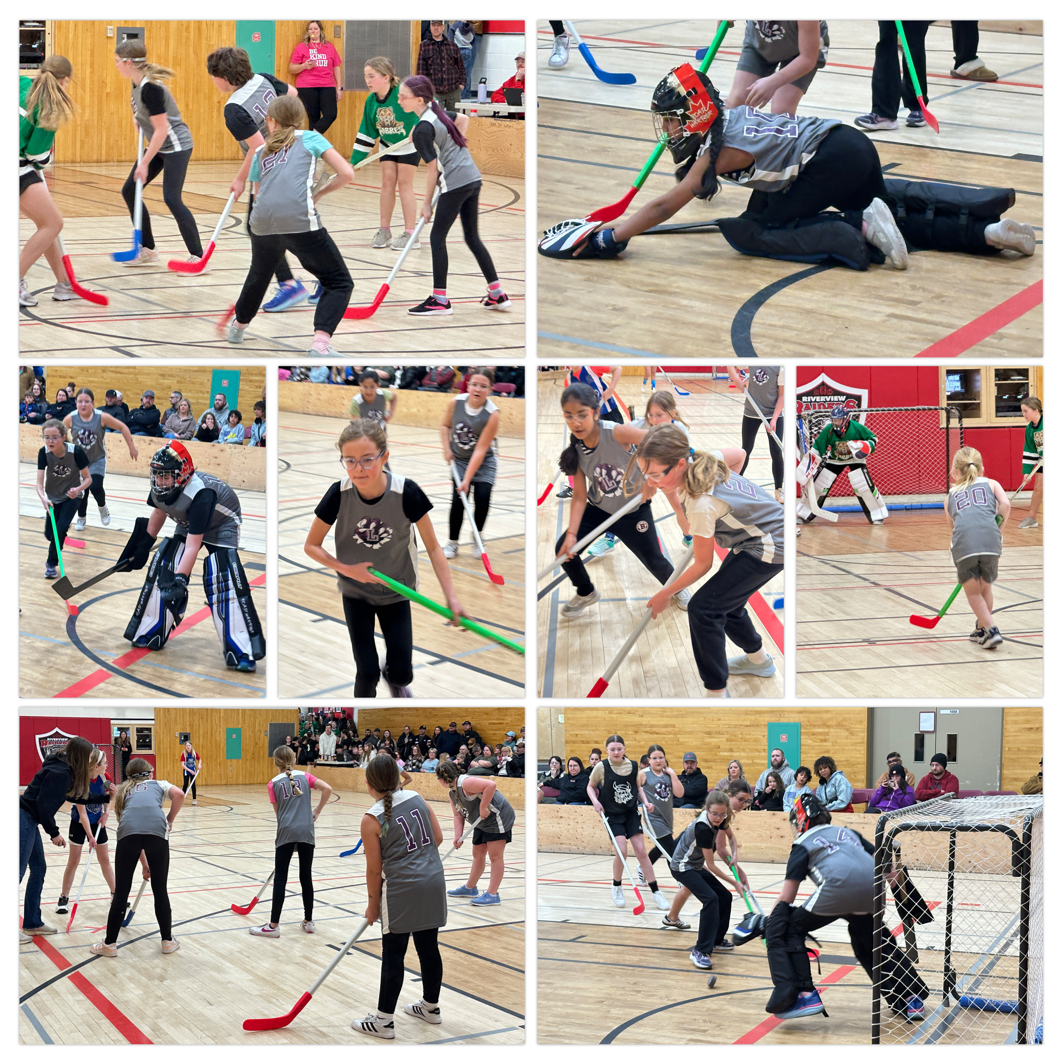 girls 5.6 floor hockey 2