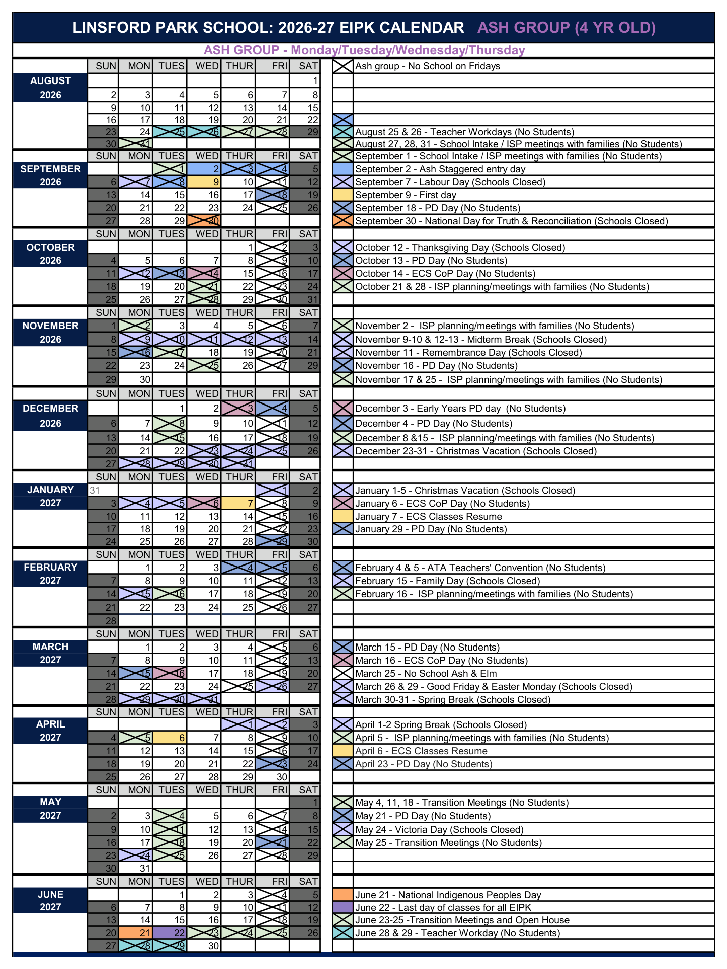 LPS EIPK Calendar 2026 27 ASH parent 1
