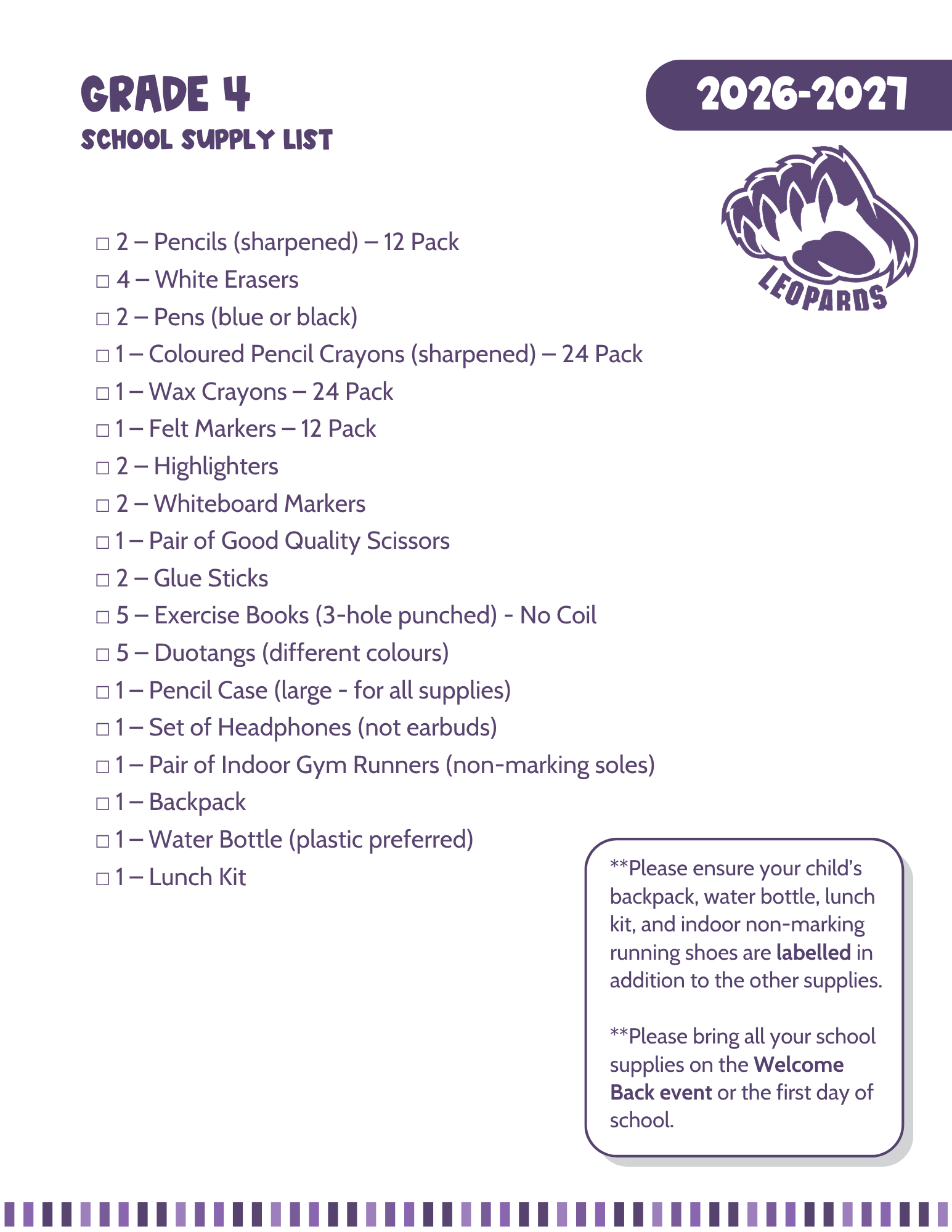 GR 4 SUPPLY LIST 26.27 new