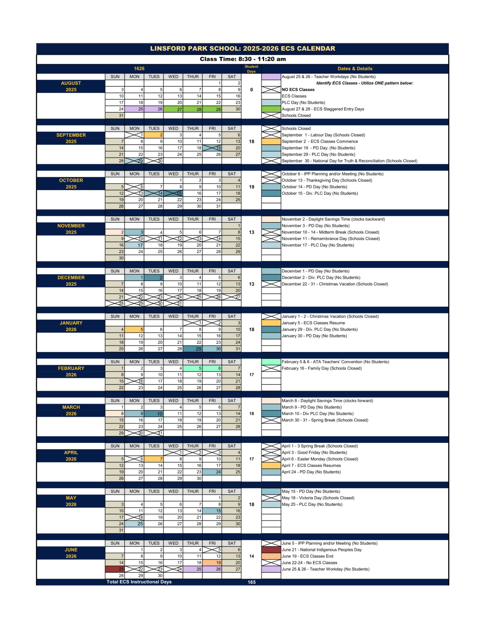 2025 26 Kinder Calendar 1