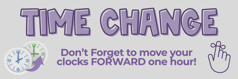 Time Change spring ahead