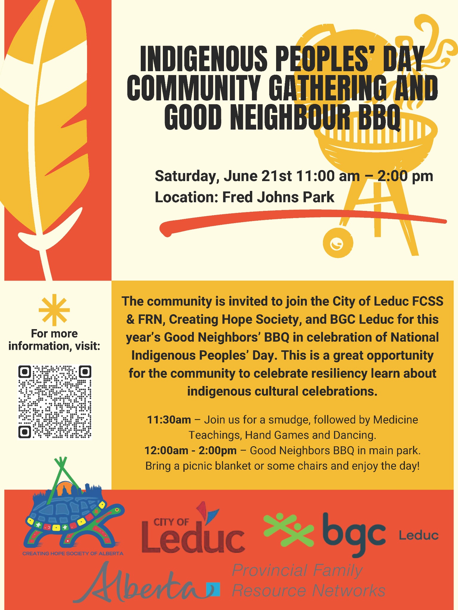 Indigenous Peoples Day Community Gathering and Good Neighbour BBQ 2025