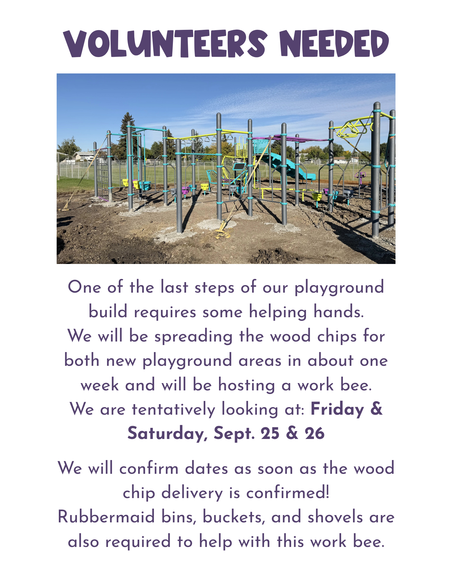 Volunteers Needed