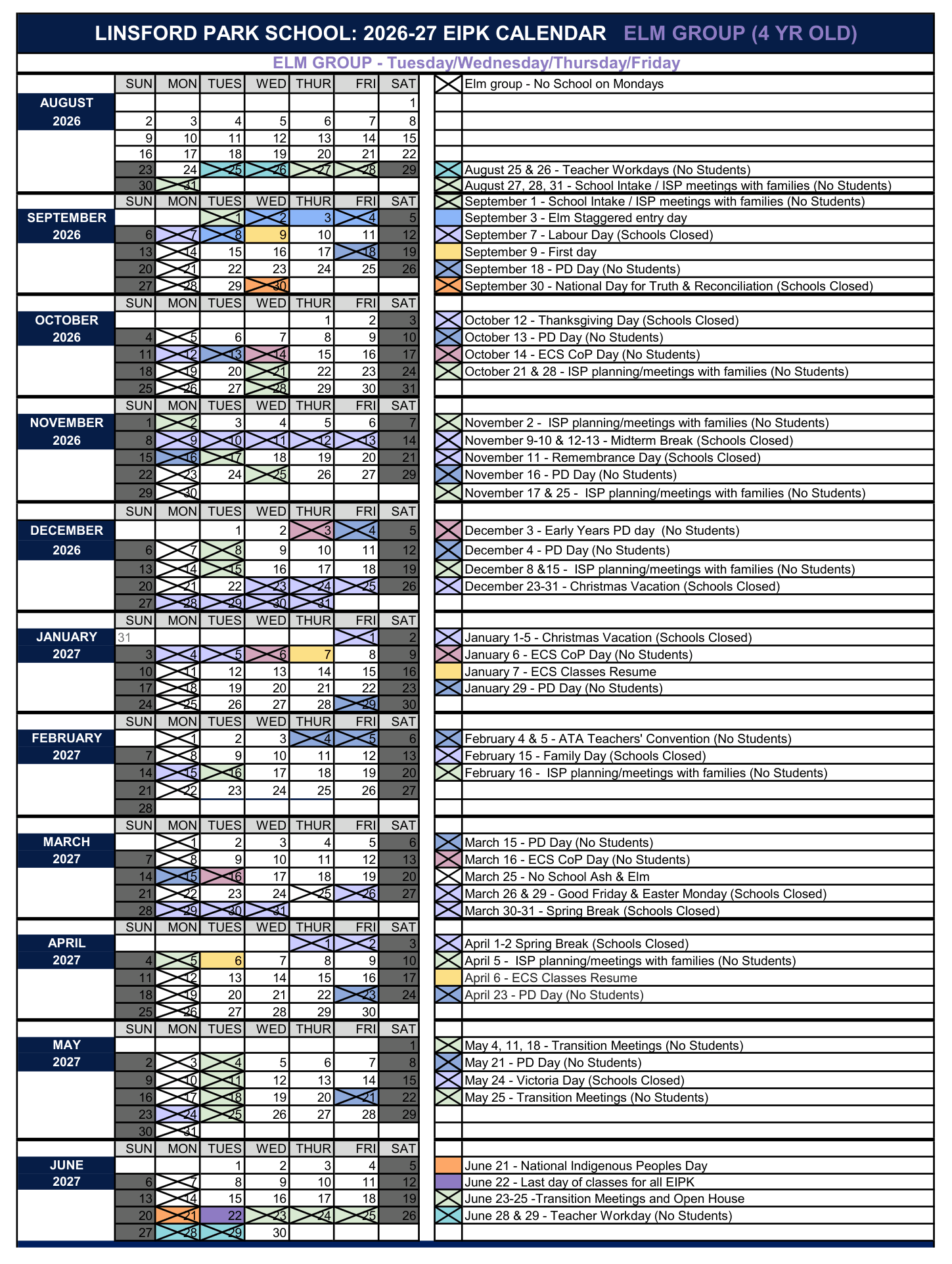 LPS EIPK Calendar 2026 27 ELM parent 1